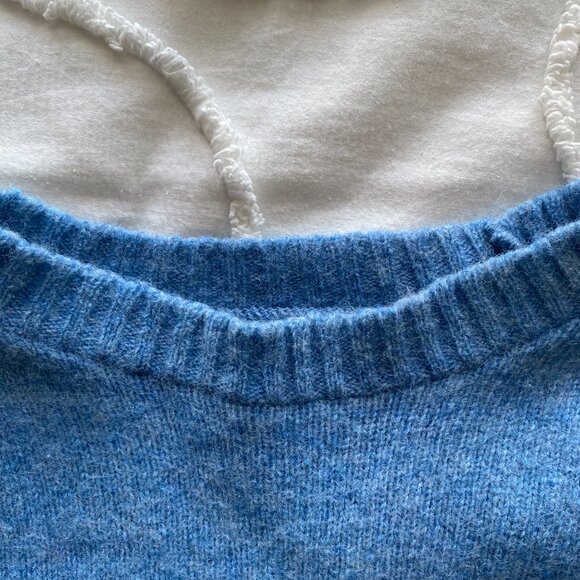 Baby Blue Wool Sweater - Picture 4 of 6